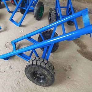 手推线杆炮车电线杆运杆车下置式运杆车 电线杆运输车电杆炮车