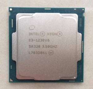 intel/英特尔 xeon/至强 e3-1230v6 cpu/处理器 全新 可开增票