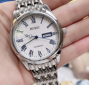 burei/宝梭男士全自动机械腕表商务手表5001m