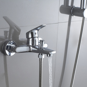 全铜浴霸水龙头开关三联浴室卫生间家用三联开关冷热水龙头混水阀