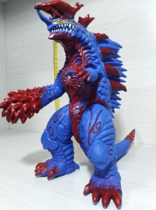 万代正版 艾克斯奥特曼怪兽软胶玩具模型 怪兽dx 赛格古20cm a102