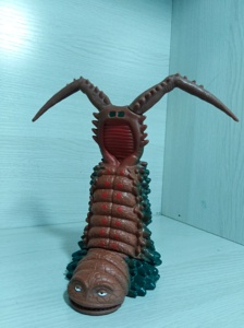 万代正版 杰克奥特曼软胶玩具 古代怪兽 双尾怪 17cm系列 a126