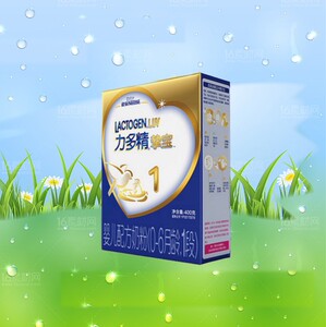 包邮21年12月生产雀巢力多精1段06个月幼儿配方奶粉400g12盒