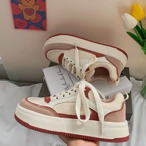 子松糕底内增高帆女学生韩版原宿小白鞋厚底板鞋新款爬爬百货店铺