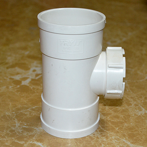 得亿牌pvc立检查口 重庆德亿排水管检查孔 下水管道检修口 50 75