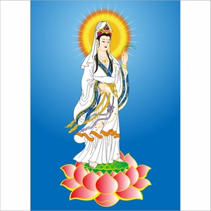3d千手观音壁画寺庙佛堂佛像菩萨墙纸客厅卧室佛教背景墙壁纸墙布