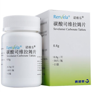 包邮】诺维乐 碳酸司维拉姆片 0.