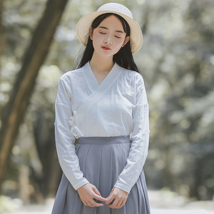 汉元素棉麻中衣