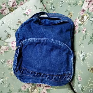 7个~ 牛仔vintage绝版古董80-90年代库存的牛仔背包