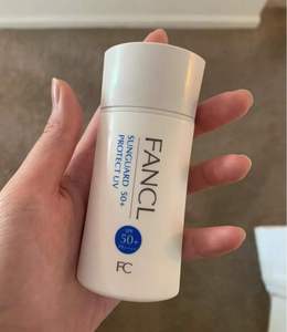 敏感肌孕妈咪专用 日本无添加fancl芳珂物理面部防晒隔离霜spf50