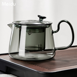 茶壶玻璃泡茶壶家用煮茶器功夫茶具套装茶杯带茶漏办公室会客单壶