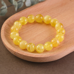 fs珠宝 金绞蜜蜡手串11mm