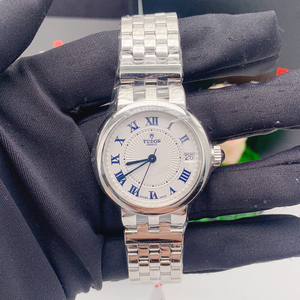 全球联保tudor帝舵玫瑰系列34mm钢带自动机械女士日历手表m35800