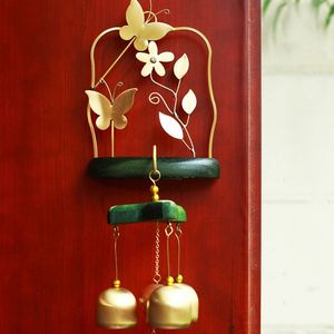 挂门上的铃铛响日式纯铜风铃铃铛 家居手工艺装饰礼物