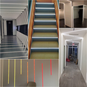 led线形灯嵌入式吊顶造型长条形灯楼梯过道线条灯槽铝槽灯线性灯