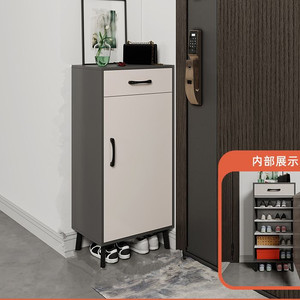 入户鞋柜家用进门口简易单门迷你小型窄40长50宽60cm70公分带抽屉