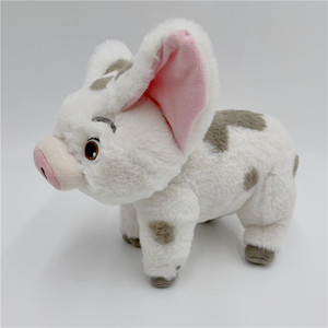 站姿猪巴亚公仔 kunekune猪 海洋奇缘毛绒玩具周边 pua宠物猪娃娃