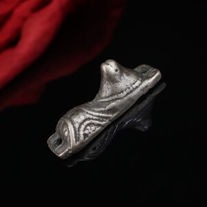 藏传手工制作利马铜雪狮吊坠挂件藏式民族风仿老复古做旧托甲雪狮