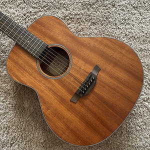 老品牌金雀牌 skylark 桃花心木 民谣木吉他 单板面单36英寸库存