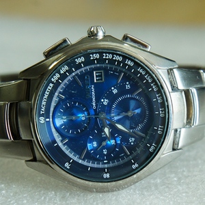 精工seiko wired钛合金计时石英表7t92-0er0