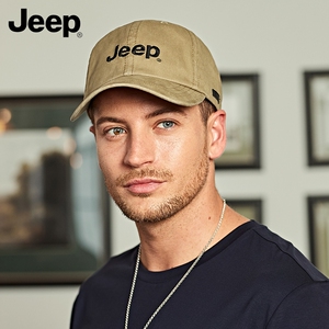 jeep棒球帽男士品牌夏季遮阳鸭舌帽吉普百搭时尚爸爸帽子