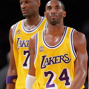 科比复古60周年24号湖人球衣kobe8号黄色紫色au球员版mn篮球背心