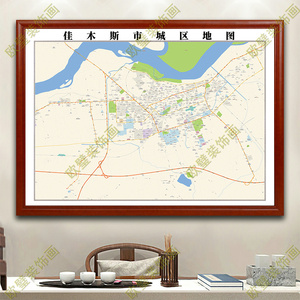 佳木斯地图