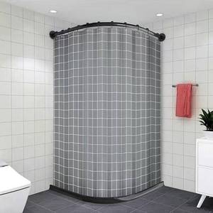 卫生间挡水帘弧形防水