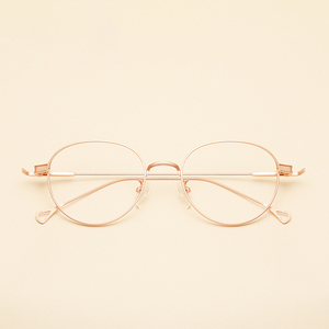 圆框复古文艺眼镜