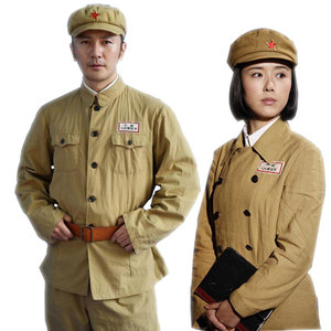 志愿军演出服4950式儿童军装抗美援朝时期中国人民解放军纯棉衣服