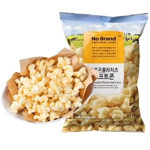 韩国进口nobrand芝士玉米条145g/袋诺倍得冈古佐拉爆米花休闲零食