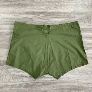 老货正品布裤衩男八一大裤衩军绿色抽绳速干薄款平角裤