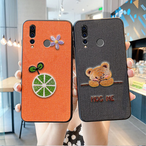 华为nova4手机壳vceal00刺绣保护套novo男女新款note硅胶全包防摔navo