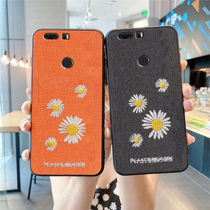 华为荣耀8手机壳honor刺绣保护套frd一al00男女新款八硅胶全包防摔fr