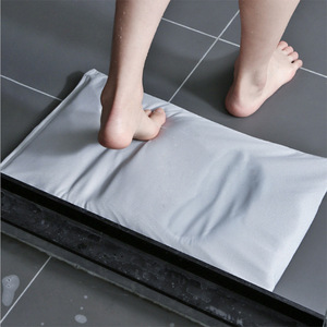 硅藻泥软地垫卫生间厕所浴室防滑垫硅藻土吸水速干脚垫包邮纯色中