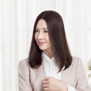 假发中老年直发中长