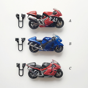 日本UCC 1:42铃木隼suzuki摩托车 小比例微缩玩具收藏摆件模型