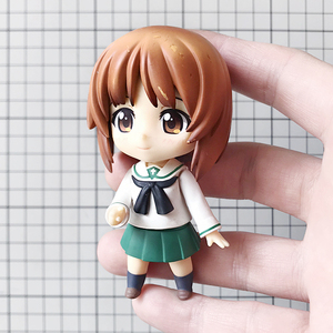 少女与战车 西住美穗 gsc美少女可动q版粘土人手办玩具模型