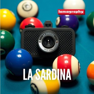 Lomo相机 La Sardina 8号美式台球 优雅黑 沙丁鱼 22MM广角