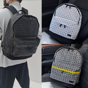 BAOBAO日本三宅双肩包菱格同款男女通用大容量时尚旅行包书包背包