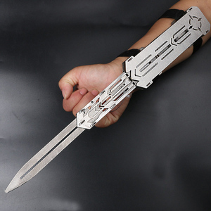 刺客信条袖剑线控金属三段袖剑刺客信条手里剑金属未开刃龙人三段