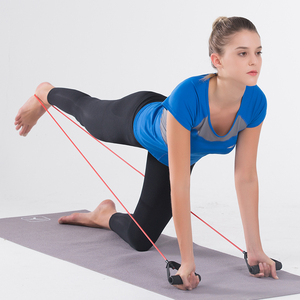 瑜伽拉力带一字