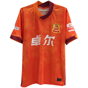 2021中超武汉卓尔球衣新款武汉队球迷服短袖足球训练服可定制印号