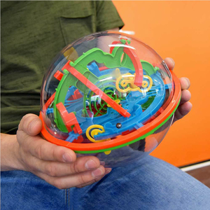 3D立体迷宫球100关 轨道滚珠玩具创意过关新奇六一节儿童生日礼物