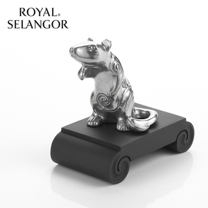 皇家雪兰莪十二生肖手工锡器家用送礼摆件动物雕像锡制品