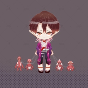 【吸猫使者】q版阴阳师周边 鬼童丸 亚克力立牌 挂件 烤瓷挂画