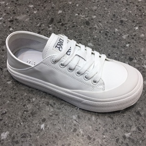 真皮厚底小白鞋2021爱拍新款女鞋夏季薄款休闲透气踩脚两穿板鞋潮