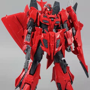 现货大班新品8824 mg 1/100 3c 红蛇/3号机p2型 拼装高达模型玩具