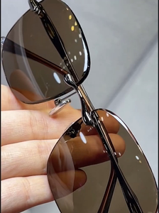 水晶石纯天然真品高档石头新款原石眼镜纯天然水晶眼镜100%正品