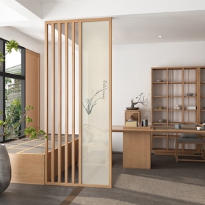 立式落地灯中国风红色牡丹玄关换鞋凳鞋柜屏风隔断地灯0人付款2199